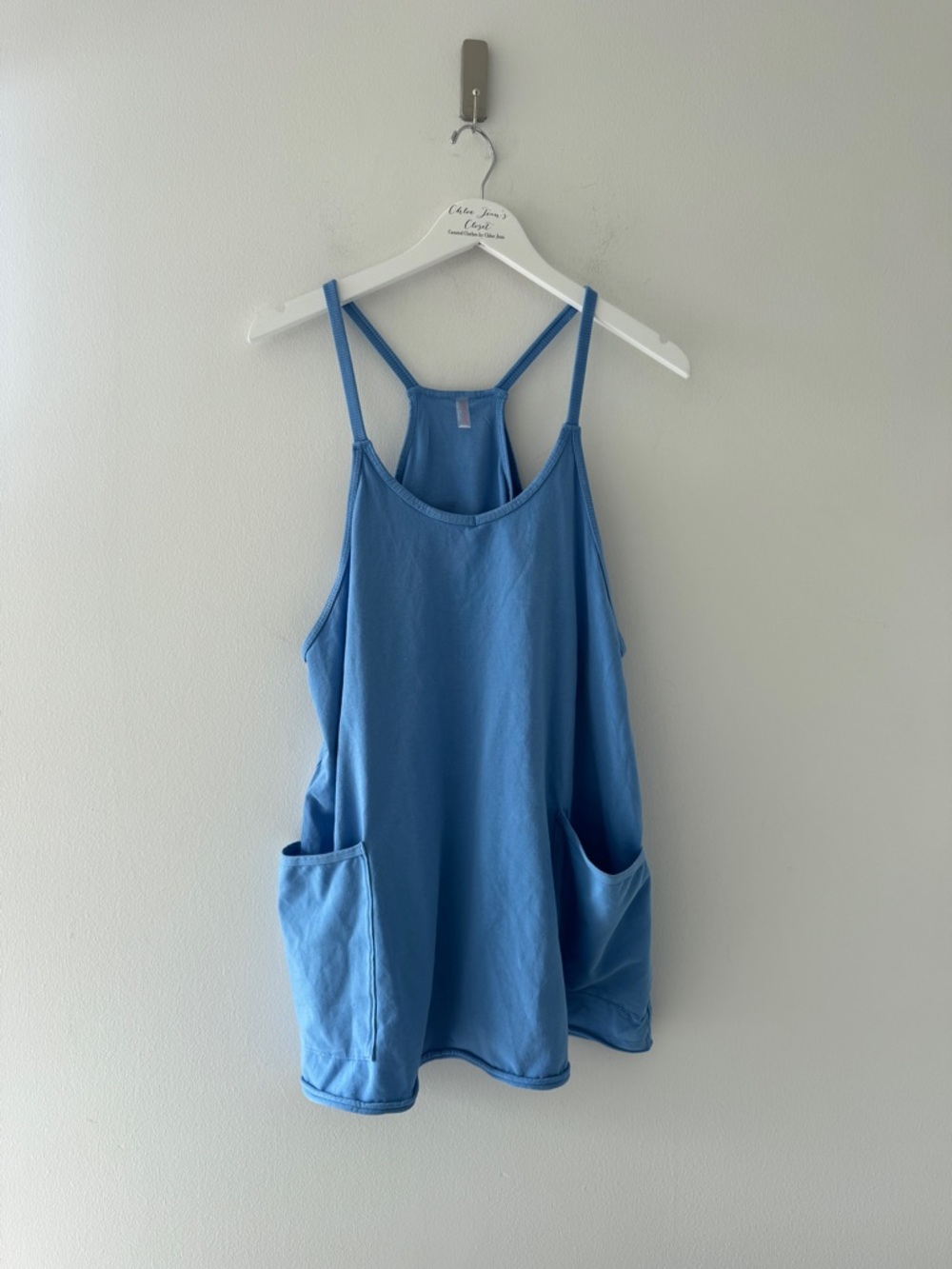 FREE PEOPLE Hot Shot Blue Mini Dress S - Picture 2 of 4